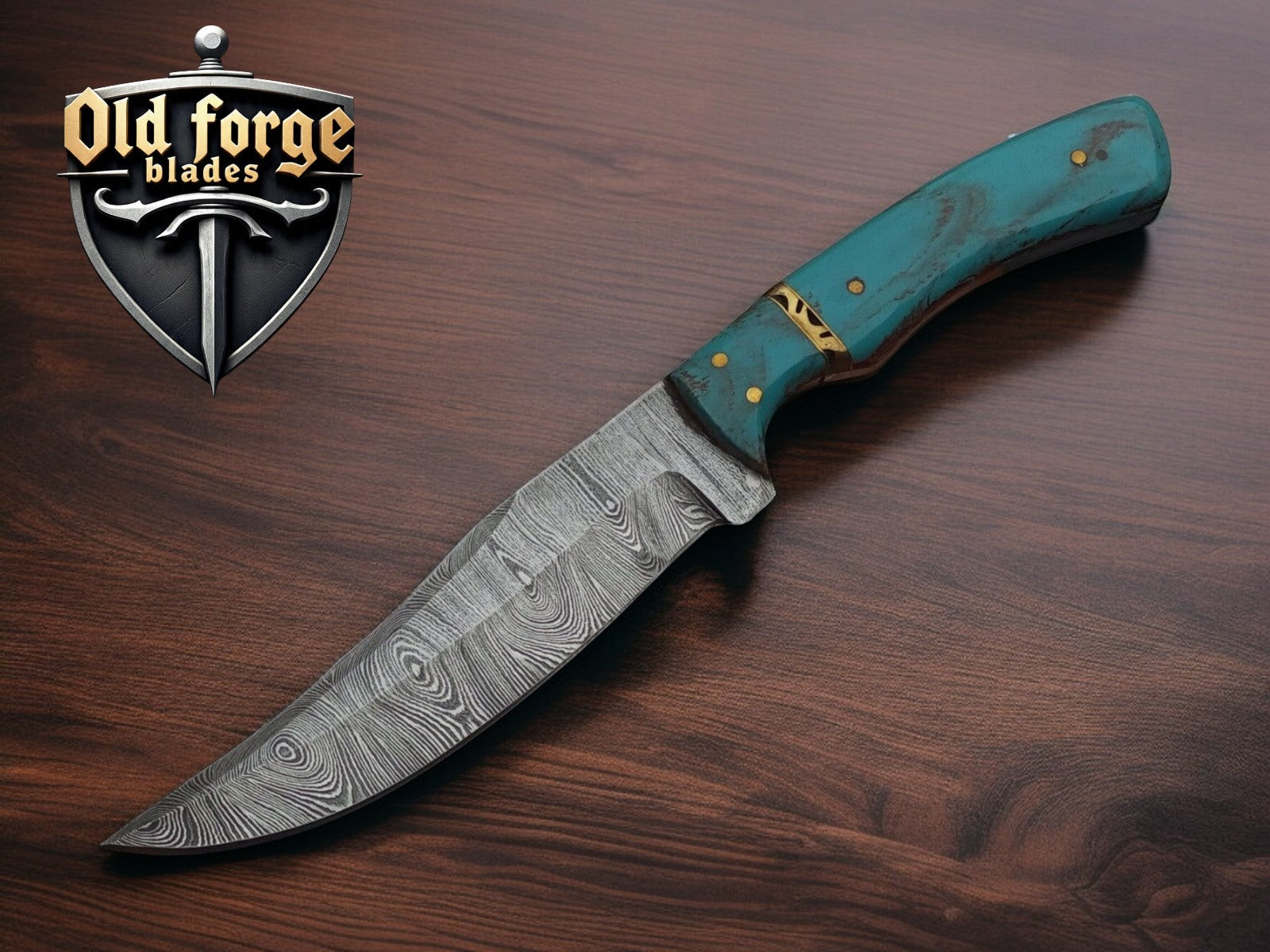 Custom Damascus Steel Hunting Knives – Handmade EDC Knife