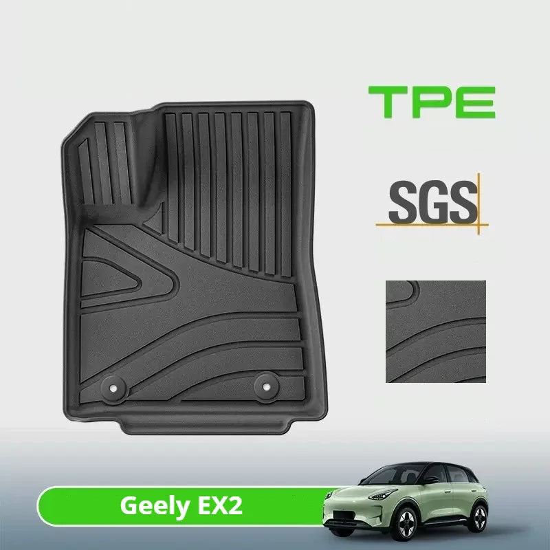 All Weather Floor Mats and Trunk Mat for Geely EX2