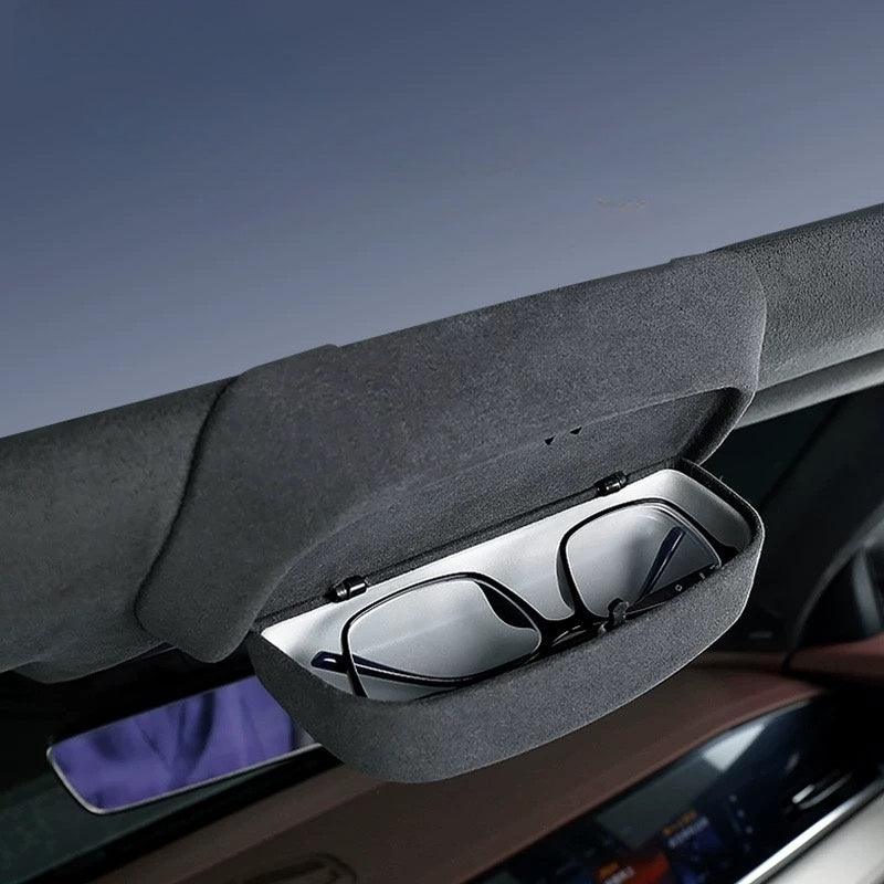Suede Car Eyeglass Case for Geely