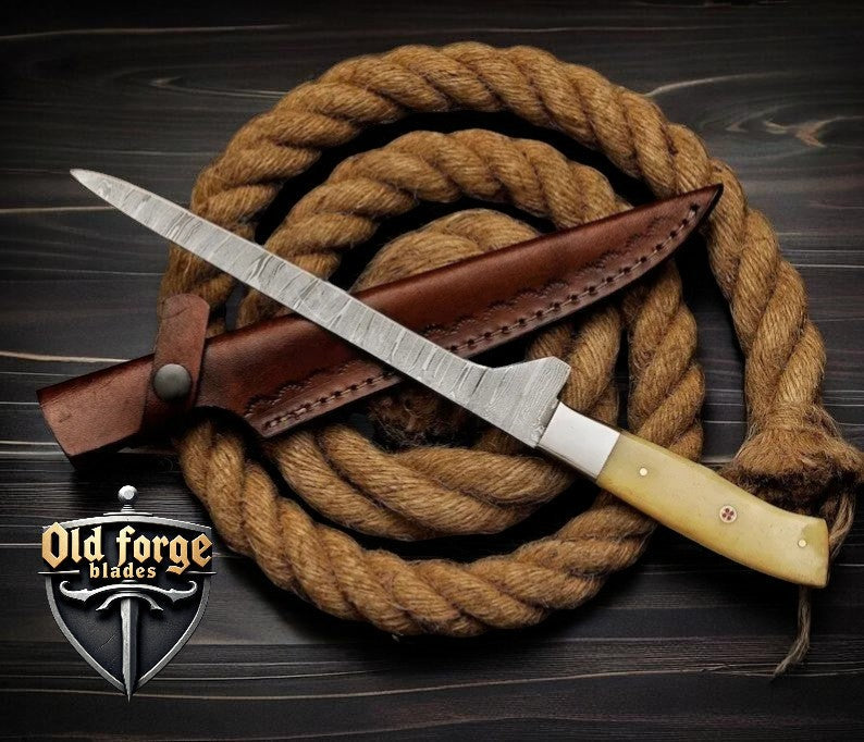 Buy Damascus Steel Knives Crafted for Anglers