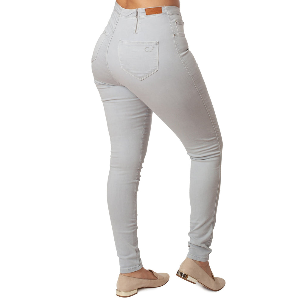 Light Grey Jeans Basic Signature Style