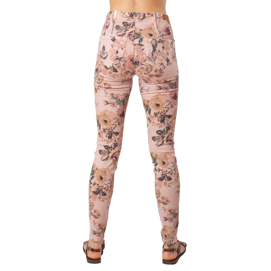 Printed Skinny Fit Jeans Basic Signature Style