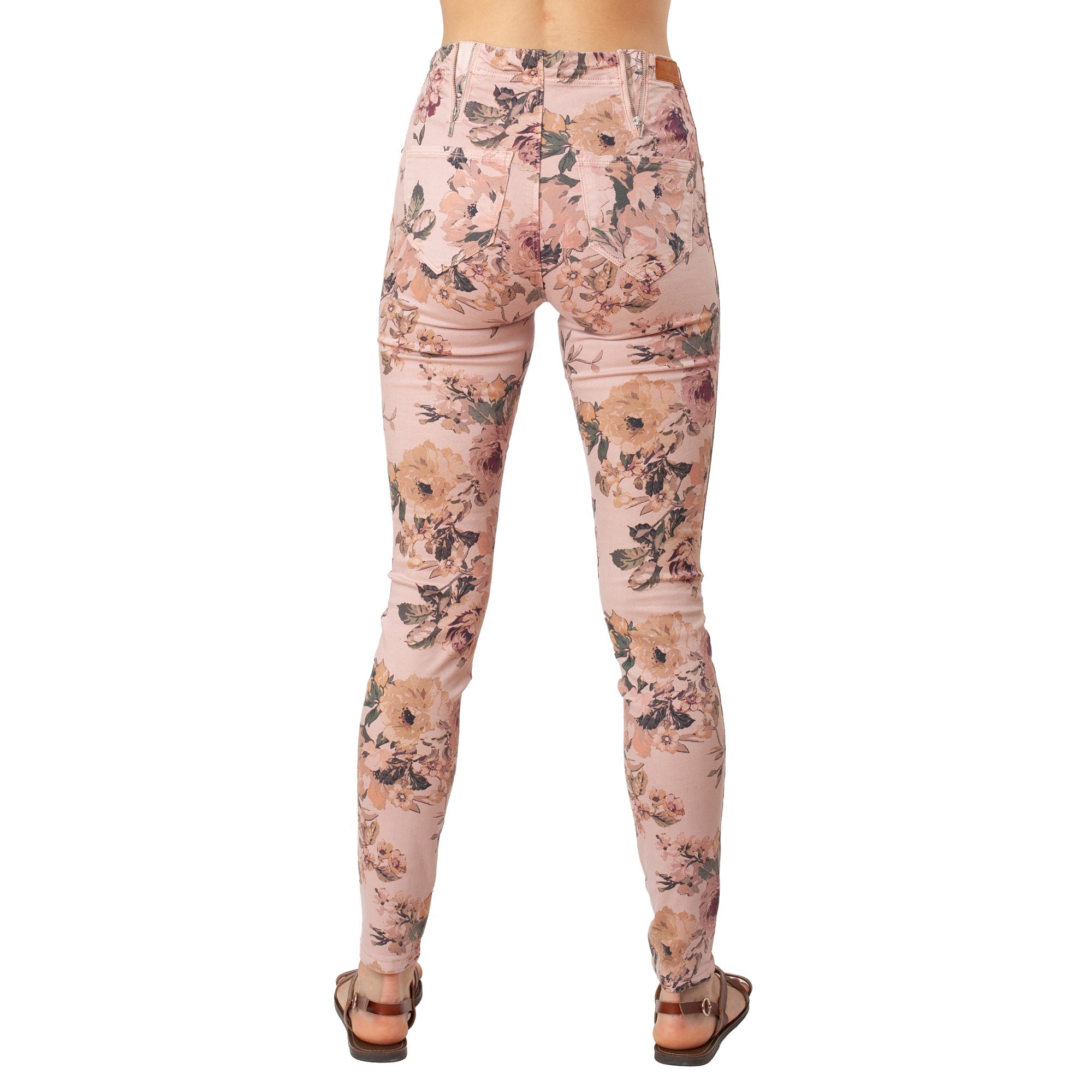 Printed Skinny Fit Jeans Basic Signature Style