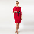Contrast Side Tie Sheath
