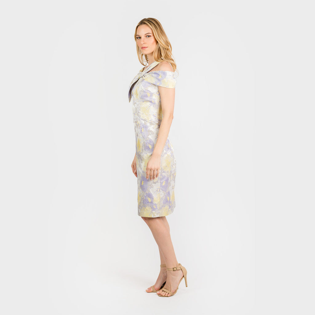 The Off The Shoulder Bow Sheath Classic