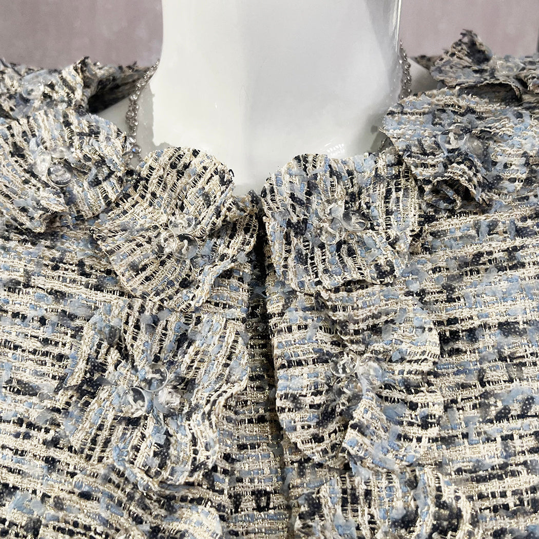 Florettes Applique Cropped Jacket_Ships April 15th - April 30th 2024