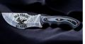 Handmade Damascus Big Knife for Hunting with Wood Handle