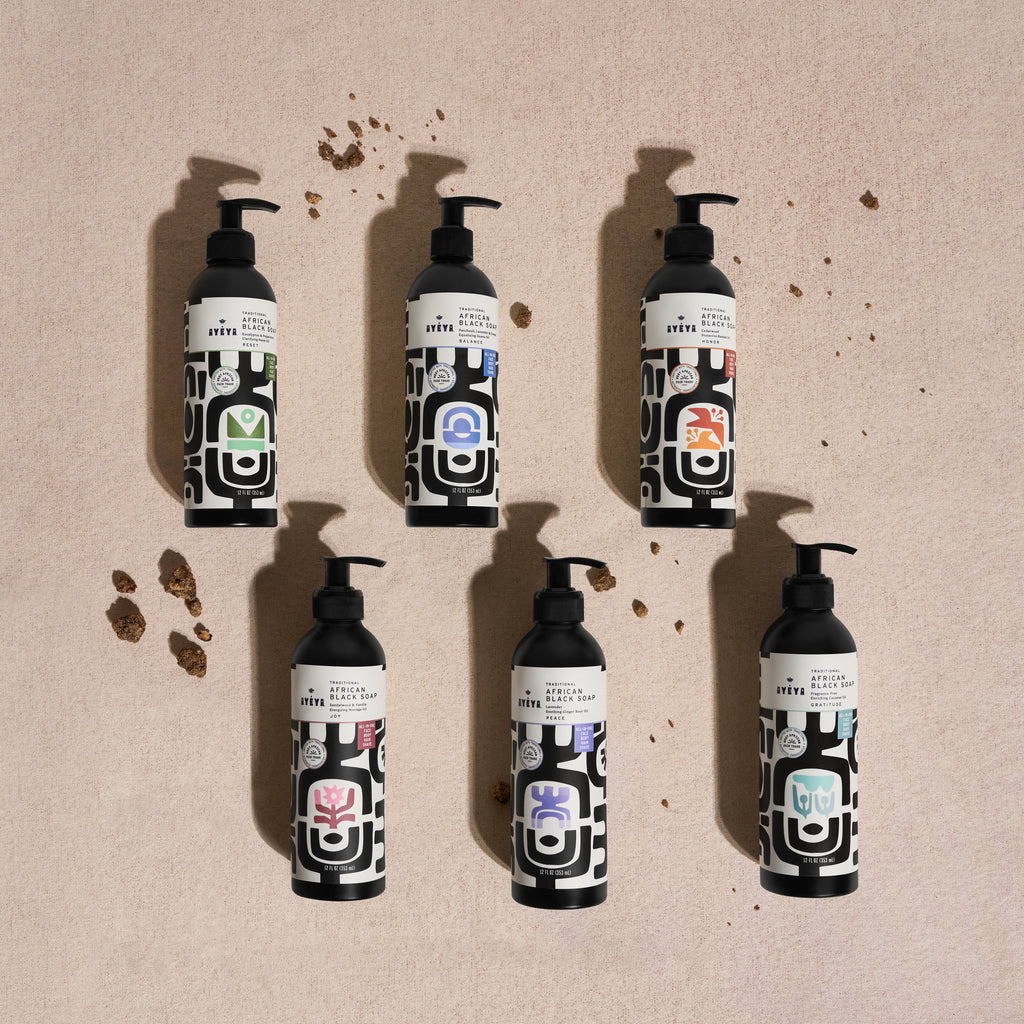 Traditional African Black Liquid Soap <br> Peace