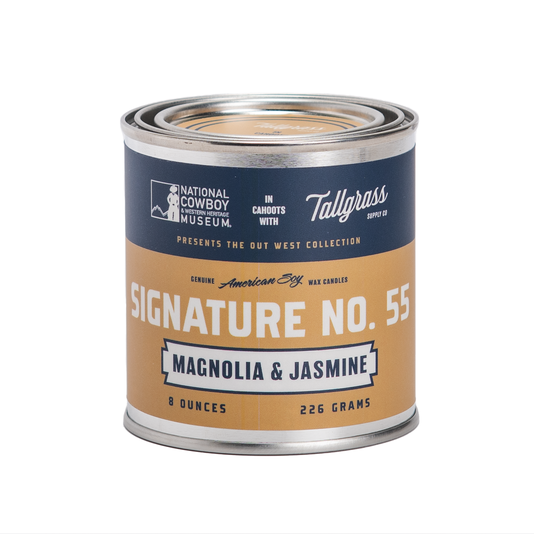 Signature No. 55: Magnolia + Jasmine Soy Wax Candle