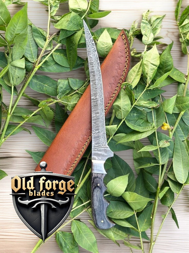 Custom Handmade Damascus Fillet Knife – Buy Online