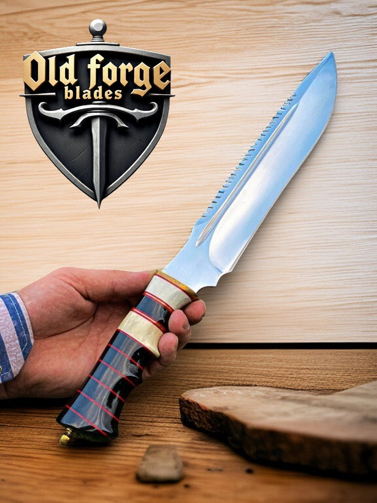 Handmade Bowie Knife for hunter knives – Damascus Style