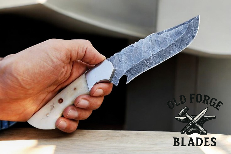 Handcrafted Damascus Knives – Razor Sharp Blade 11"