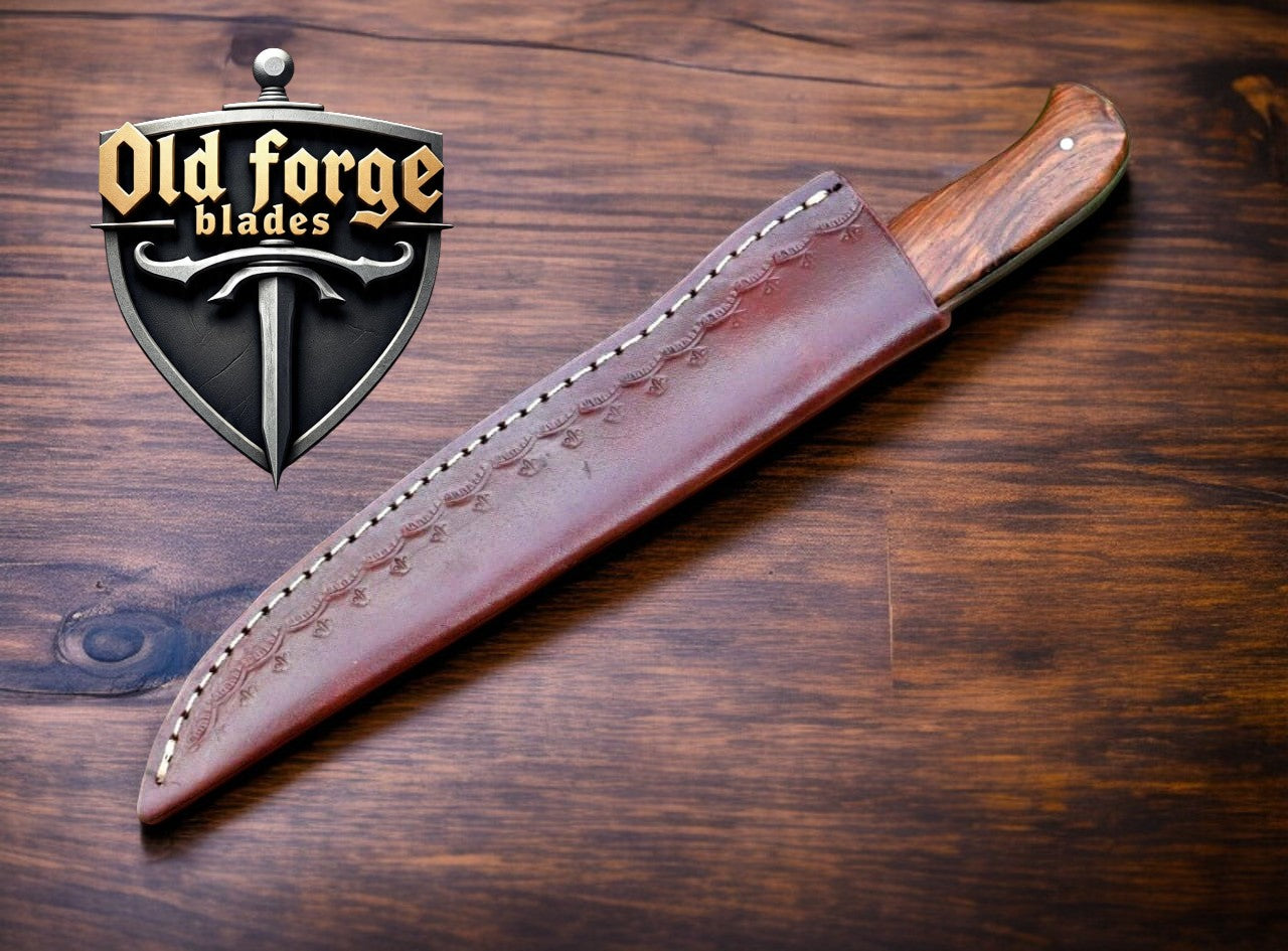13” Damascus Fillet Knife – Rosewood Handle