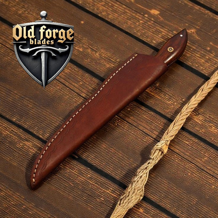 Damascus Fillet Knife made in usa – Handmade Gift
