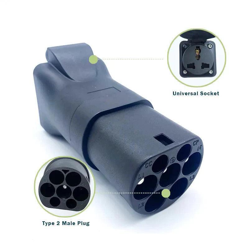 V2L Discharge Adapter Type2 for Geely EX5/Geely Starray EM-i