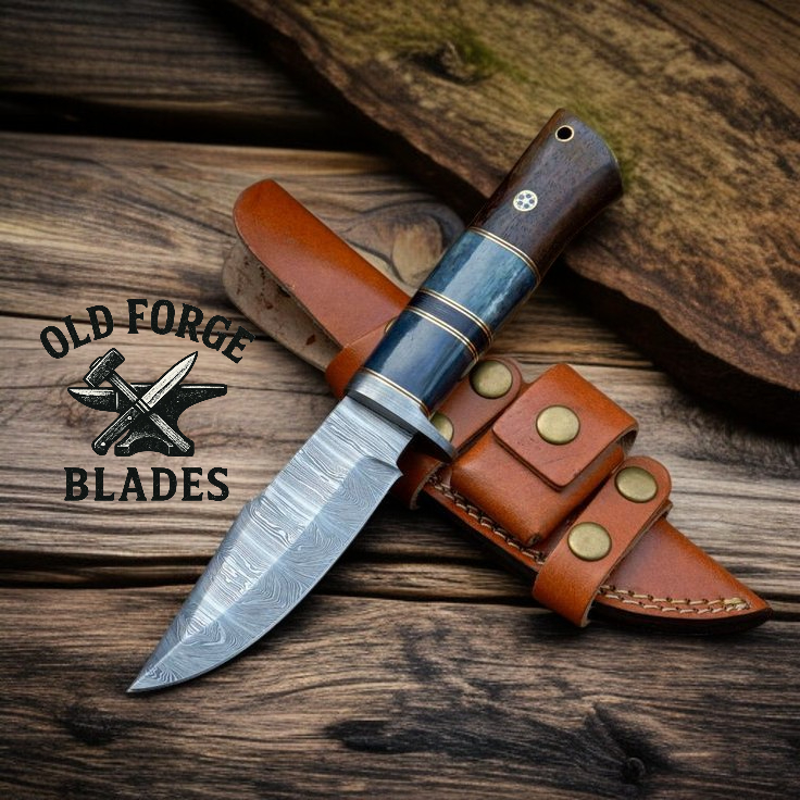 Premium Damascus Steel Knife Hunting – 10 Inch Blade