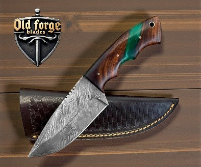 Top Hunting Knives – Handmade Damascus Steel Fixed Blade Knife