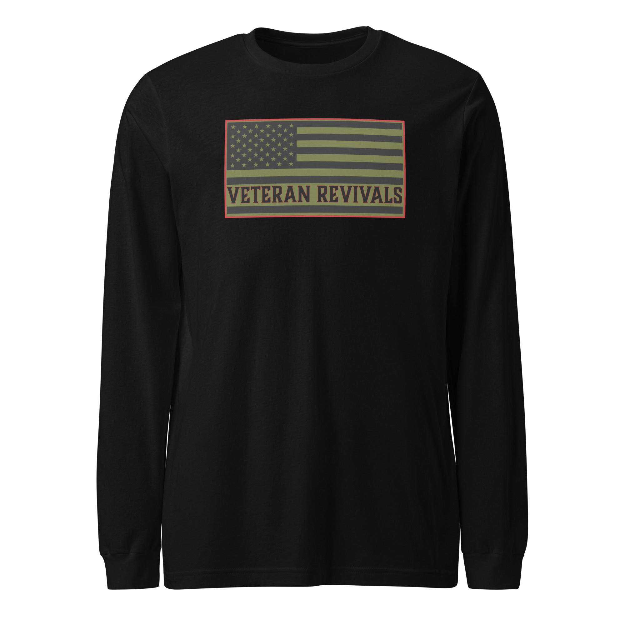 Subdued Stars and Stripes Long Sleeve Shirt
