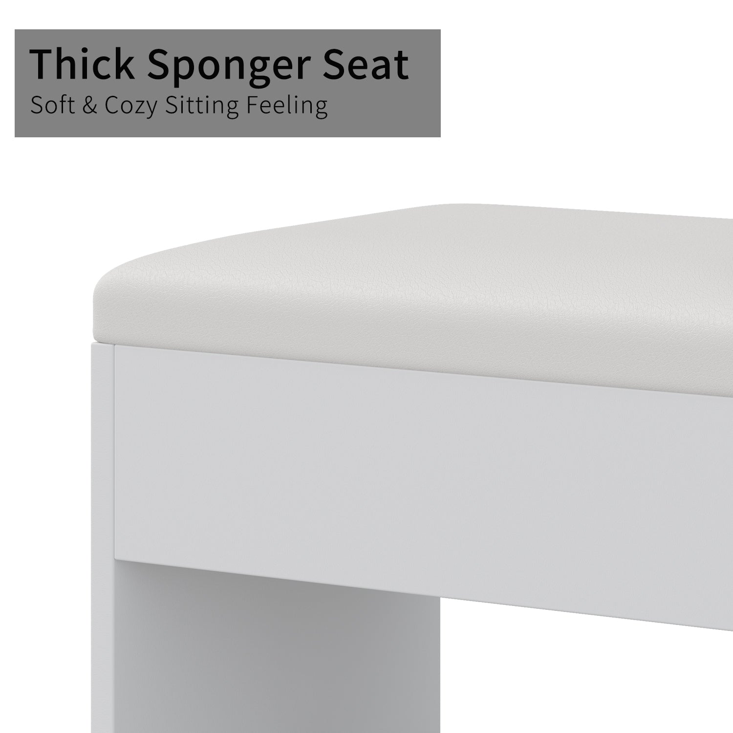 13-Drawer LED Mirror Vanity Desk - Vektaya